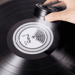 50/60Hz LP Turntable Speed Test Lamp Hand-held Strobe Unit & Stroboscopic Disc