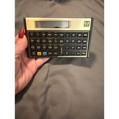 Vintage HP 12C Financial Calculator 1986 Made in Brazil + Case, Works Great