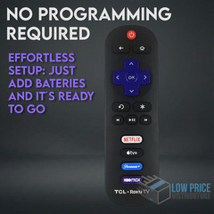 Original TCL 32S325 40S325 43S421 50S423 Smart TV Remote Control (21001-000109)