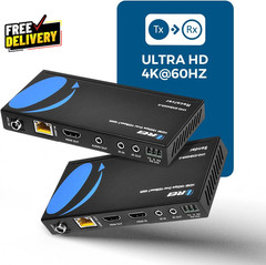 4K HDMI over Ethernet Extender Balun Hdbaset Ultrahd 4K @ 60Hz 4:4:4 Cat5E/6/7..
