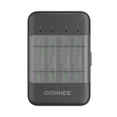 4/8/12/16x 1300mWh AAA Rechargeable Lithium Battery + 1.5V Charging Storage Box