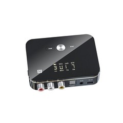 2IN1 Bluetooth 5.0 Transmitter Receiver Wireless 3.5MM AUX to 2RCA Audio Adapter