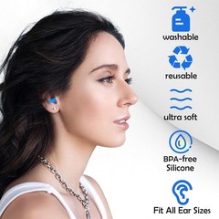 20 Pairs Ear Plugs for Sleeping Noise 1 Count (Pack of 20), Multicolor