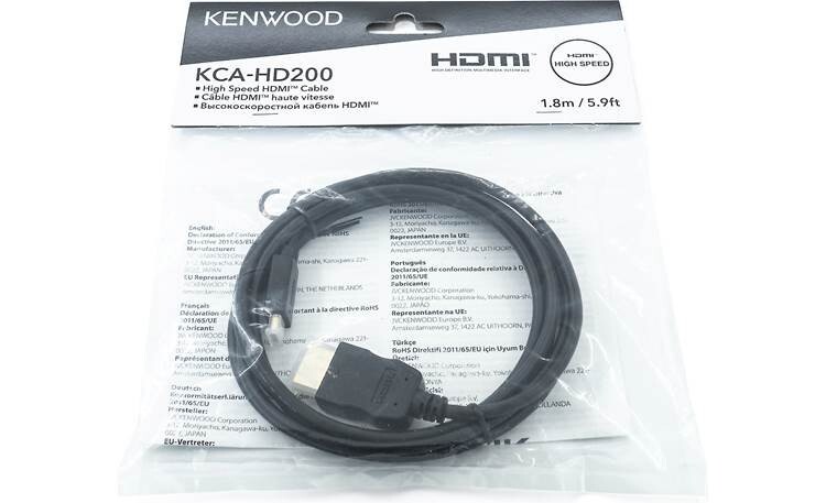 NEW Authentic Kenwood KCA-HD200 HDMI (Type-A) to micro HDMI (Type-D) Cable, 5.9′
