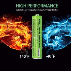 NI-MH AAA 1.2 V 1100mah AAA Rechargeable Batteries for Panasonic Cordless Phones