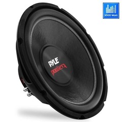 Pyle Dual Car Subwoofer 1000 Watt 4 Ohm 10-Inch Bass Audio Speaker PLPW10D Coil