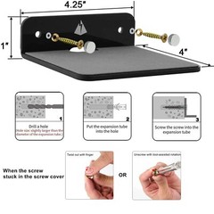 Small Wall Shelf Speaker Stand Small Shelf Speaker Mount For Bluetooth Speaker W