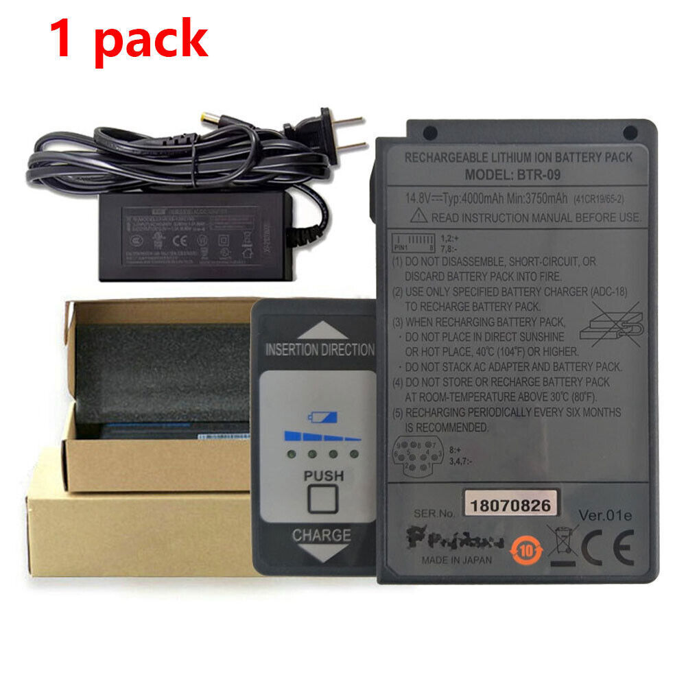 US Stock New 1PACK BTR-09 Battery 14.8V 7800mAh for BTR-09 Fujikura with Charger