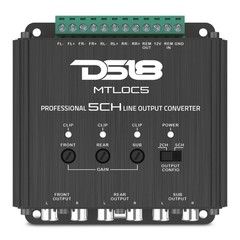 DS18 5-Channel Line Output Converter with Remote Turn-On MTLOC5 Hi-Low