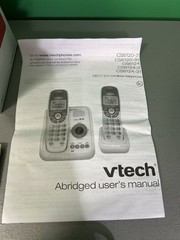 VTECH DECT 6.0 Cordless Phone Digital Answering System (Complete in Box) Works