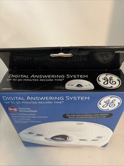 GE Digital Answering Machine White 29875GE1 Used In Original Box Free Ship