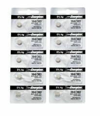 100 x Fresh Energizer Watch Silver Oxide Batteries 364/363 SR621SW Battery New