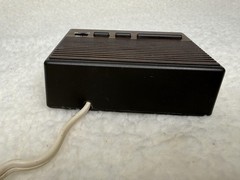Vintage Westclox 22690 Digital Alarm Clock Brown Woodgrain Red LED Hong Kong