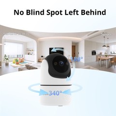 SONOFF CAM PT2 Wifi Smart Home Security Camera Night Vision 360° Panoramic View