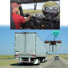 WiFi Wireless Car Truck RV Trailer Rear View Backup Camera 720P For iOS Android