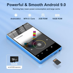80GB Music Player, MP4 MP3 Player with Bluetooth and Wifi with 4-Inch IPS Touch