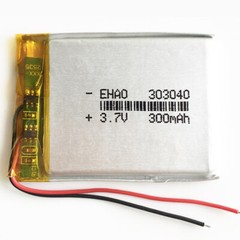 10 PCS 300mAh 303040 3.7V Li-po Polymer Rechargeable Battery For Mp3 Camera GPS