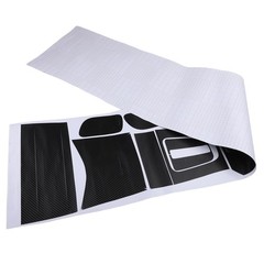 Interior Center Console Carbon Fiber Molding Sticker Decals For Accord 7th