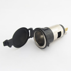 2pcs 12V 120W Car Cigarette Lighter Power Outlet Socket with Waterproof Cover US