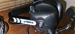 Rugged Radios H41 Carbon Fiber Racing Radios 2 Way Headset BTH Set of 2