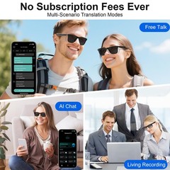 Lentes Inteligentes Bluetooth AI Chat GPT con Musica Llamadas y Traduccion 2026