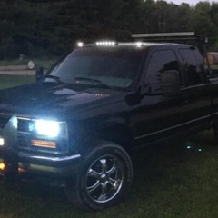 FOR CHEVY GMC 2500 2500 3500 3X SMOKED WHITE LED CAB ROOF RUNNING LIGHT LAMP NEW