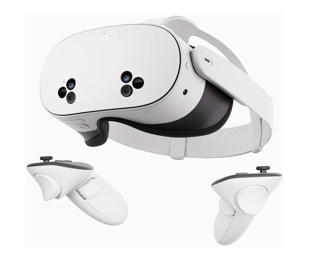 Meta Quest 3 Standalone VR Headset 120Hz w/ Touch Plus Controllers, White 120GB