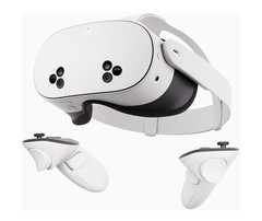 Meta Quest 3 Standalone VR Headset 120Hz w/ Touch Plus Controllers, White 120GB