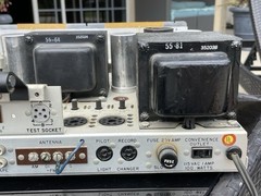 Pilot 654 Stereo Receiver 7591 12AX7 (not included) Tuner Amplifier PARTS/REPAIR