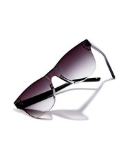 Hawkers Idle – Polarized Rectangular Sunglasses – Unisex Adults Grey · Black