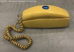Western Electric Trimline Yellow Rotary Phone