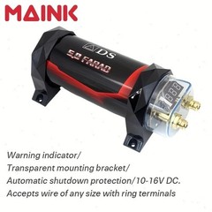 5.0 Farad Capacitor Car Audio 1000-3000W,Display,Protection Power for Amplifier