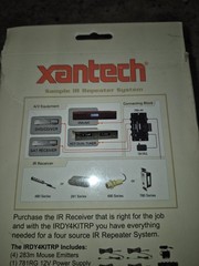 Xantech IRDY4KITRP IR Repeater Kit w/ 789-44 Block, 4 Emitters
