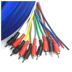 AEI “MEDUSA” 35-ft Car Audio Copper Cable Wire 13-Core Royal Blue – 35 Feet