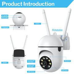 1PCS Camaras De Seguridad 4G Wifi Exterior Inalambrica Con Vision Nocturna 1080P