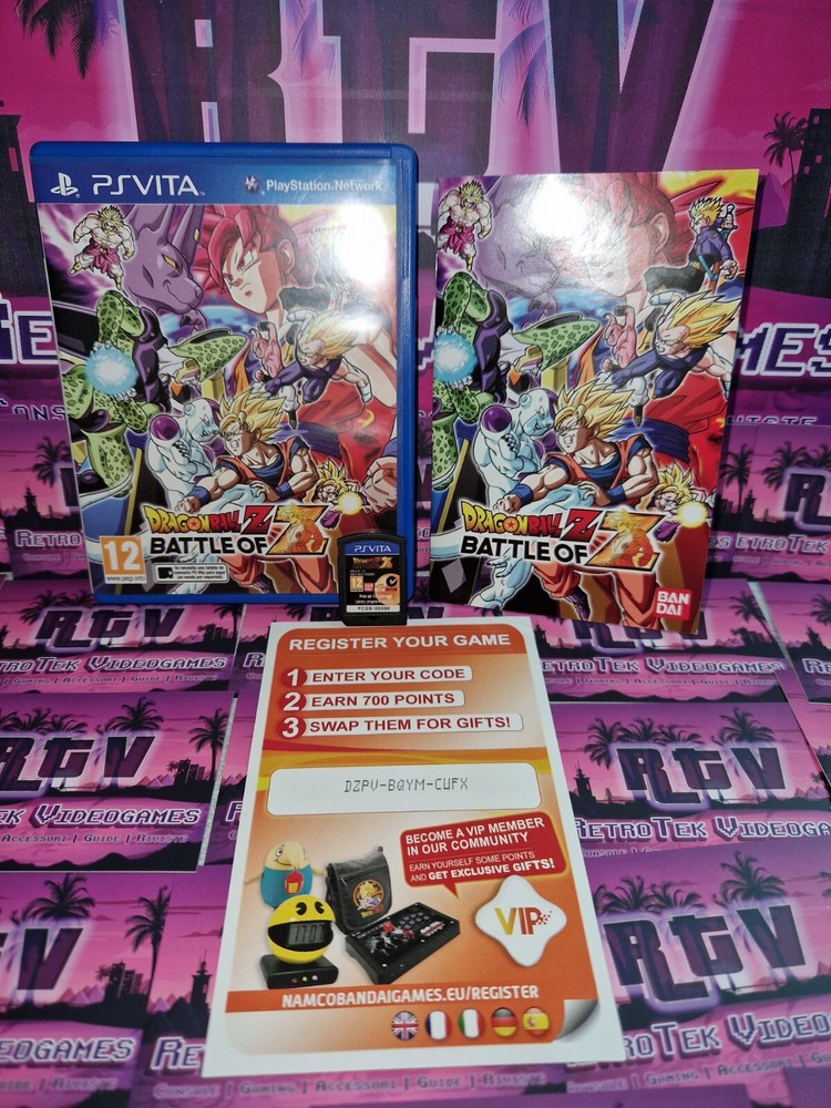 🇪🇺 DRAGON BALL Z: BATTLE OF Z SONY PSVITA PAL EUR CIB COMPLETE RARE PCSB-00396