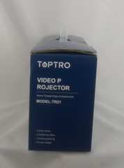 TopTro TR21 Mini WiFi HDMI Bluetooth 1080P Video LED Projector In White