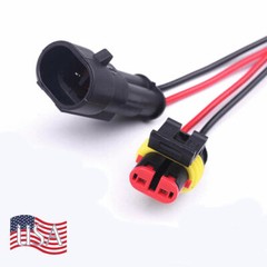 2/3/4/5/6 Way Car Waterproof Male Female 18AWG Wire Cable Connector Plug 2/4Sets