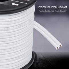 18 AWG Gauge 2 Conductor Stranded 40 FT Roll Speaker Zip Wire Car Home Audio …