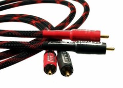 Better Cables Silver Serpent RCA Analog Audio Interconnect Cable Stereo PAIR