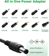 12V 3A Power Supply Adapter 36W Ac/Dc Charger AC 100V-240V to DC 12Volt 3Amp Pow