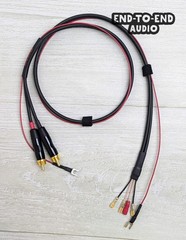 DUAL Turntable Replacement Cable | Mogami Audio Cable | Neutrik Gold RCA Spade