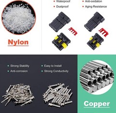 708Pcs Car Automotive Waterproof Electrical Wire Connector Plug 1-6 Pin Kit Set