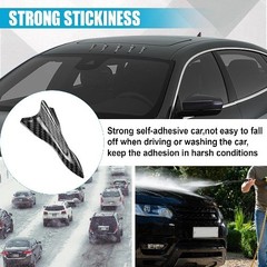 10PCS Car Diffuser Shark Fin Set, Mini Fashion Self-Adhesi Color: Carbon Fiber
