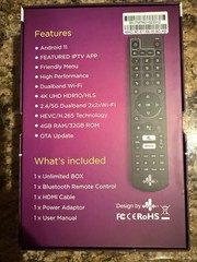Family Unlimited Android TV Box 4K UHD HDR10+ 32GB Android 11 Wi-Fi HDMI