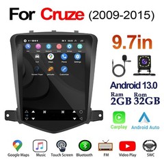 Android 13 Car Stereo 2+32G Fit For Chevrolet Cruze 2009-2015 w/Wireless CarPlay