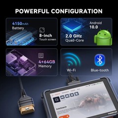 2025 ThinkScan 689 Bidirectional Car Coding Full System Diagnostic Scanner Tool