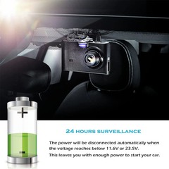 Plozoe 11.5ft Dash Cam Hardwire Kit Mini USB 12V-24V to 5V Car Power Cable