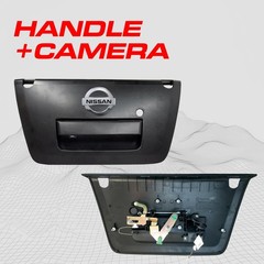 For Nissan Frontier (2013-2016) Black Tailgate Handle w/ Backup Camera