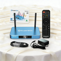 SuperBox S6 Max 4GB+64GB 6K WiFi 6 Bluetooth 5.2 Smart TV Player